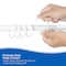 Kenney Mfg Rust-Proof Smooth Plastic Shower Curtain Rings, Set of 12, White KN61217V2 - alternate 6